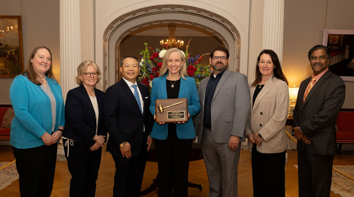 Virginia Governor with ERFC Leadership