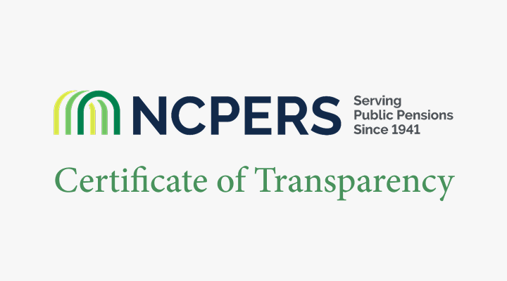NCPERS Certificate of Transparency
